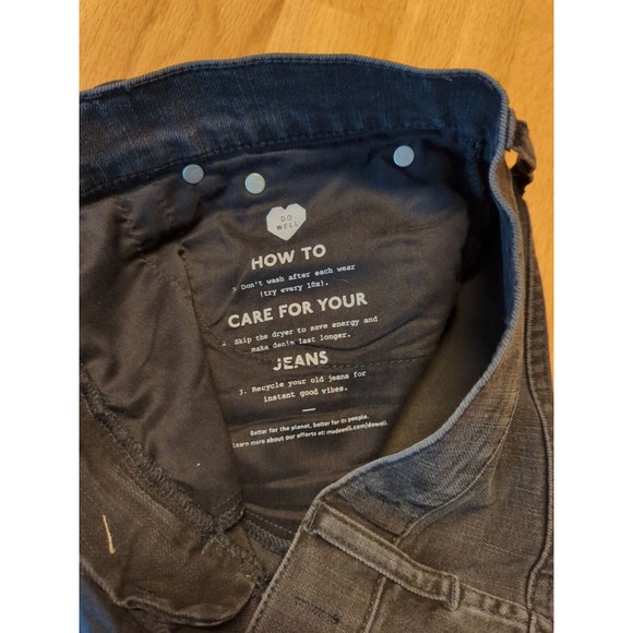 Madewell Shorts Womens 29 Black The Perfect Jean Denim Distressed High Rise - Picture 11 of 12